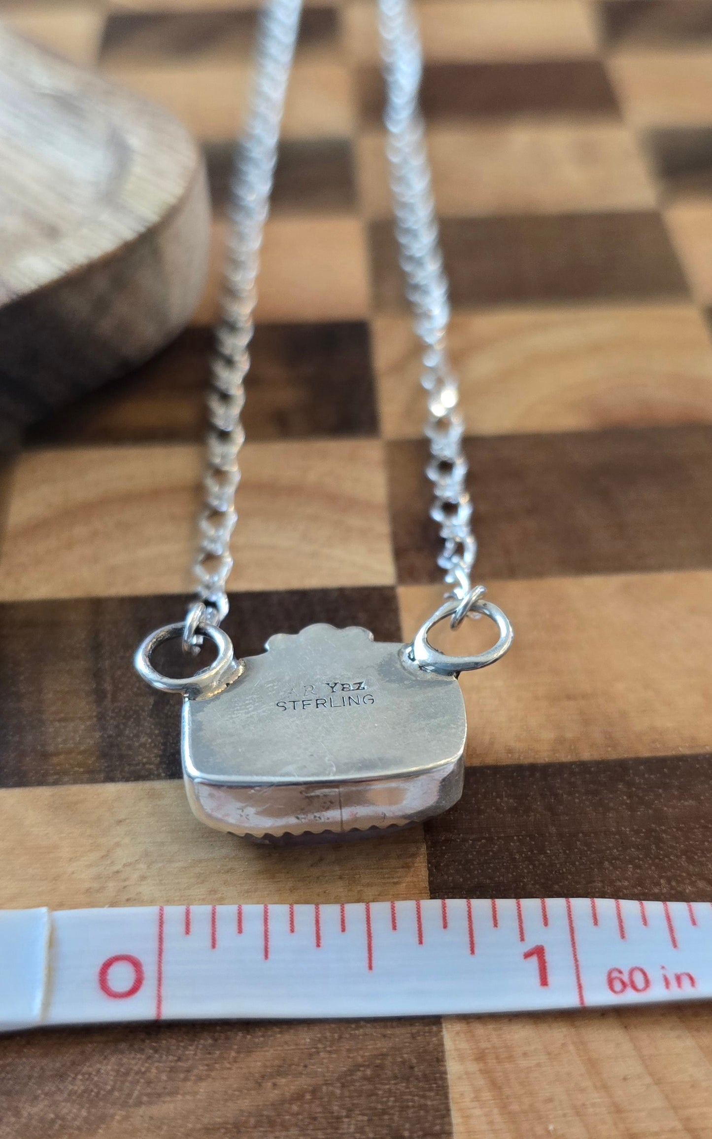 Kunzite and Sterling Necklace