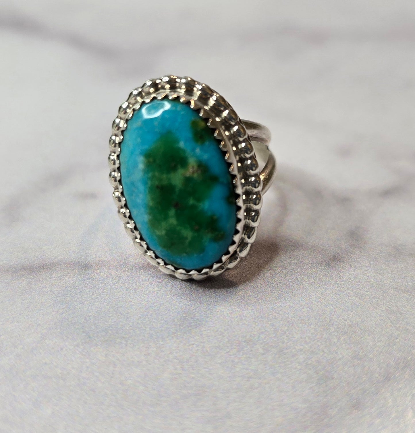 Sonoran Gold and Sterling Ring Size 6.75