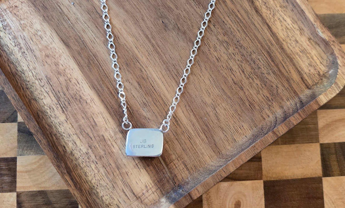 Kingman Turquoise and Sterling Necklace