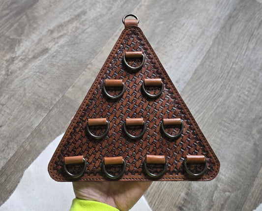 Tooled Leather Scarf/Wild Rag/Twilly Holder