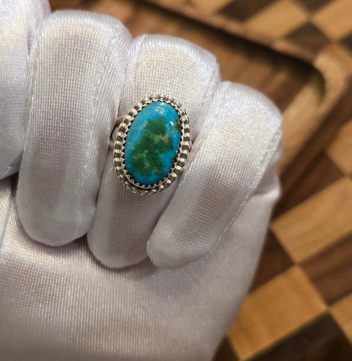 Sonoran Gold and Sterling Ring Size 6.75