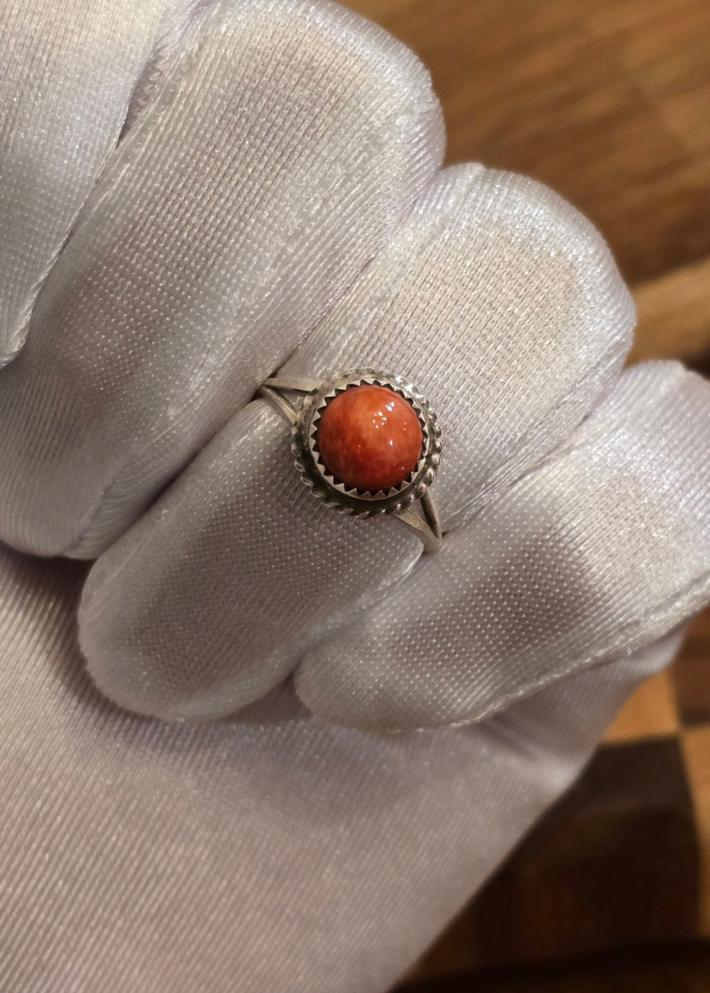 Spiny and Sterling Ring Size 6.5