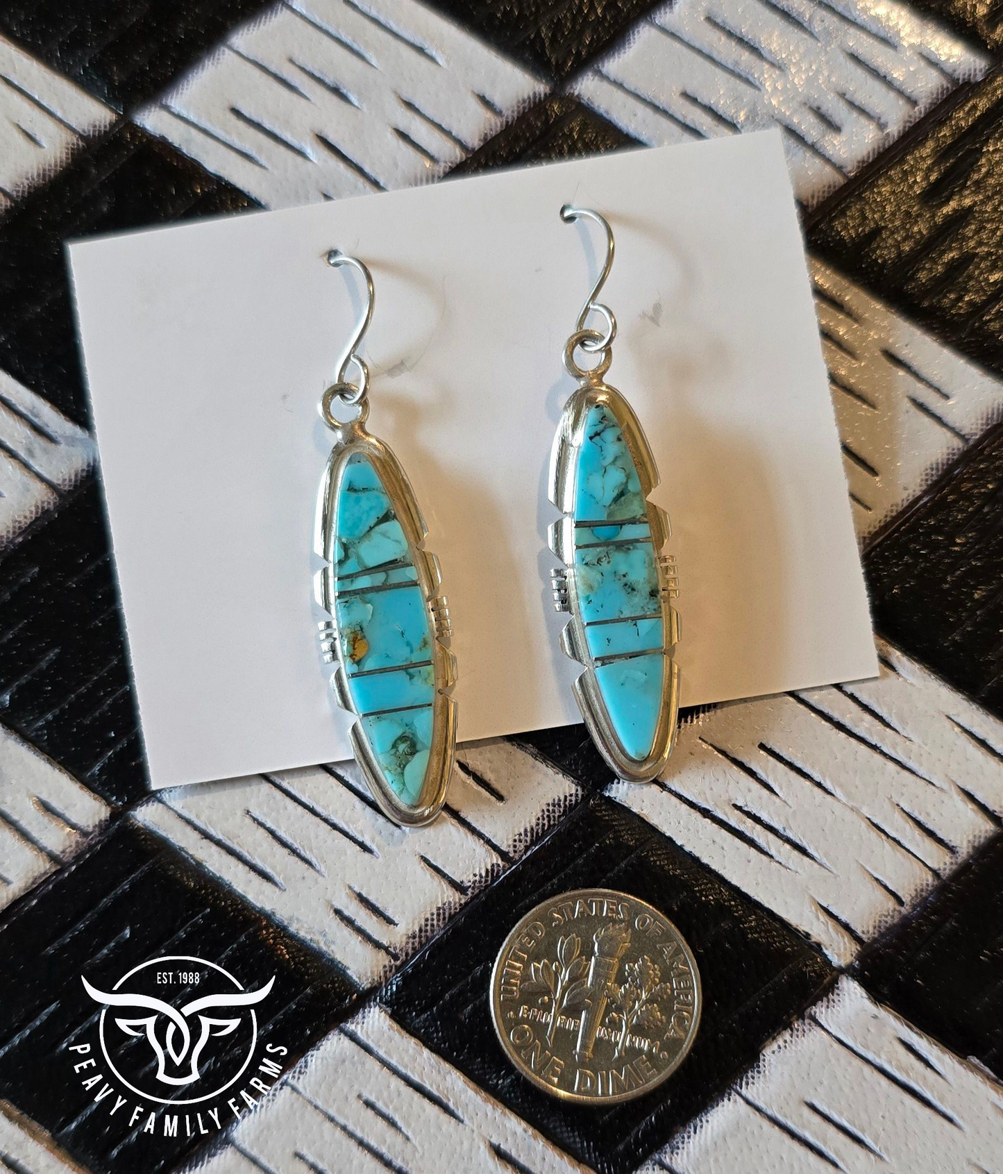 Turquoise and Sterling Earrings *Includes a FREE Gift With Purchase