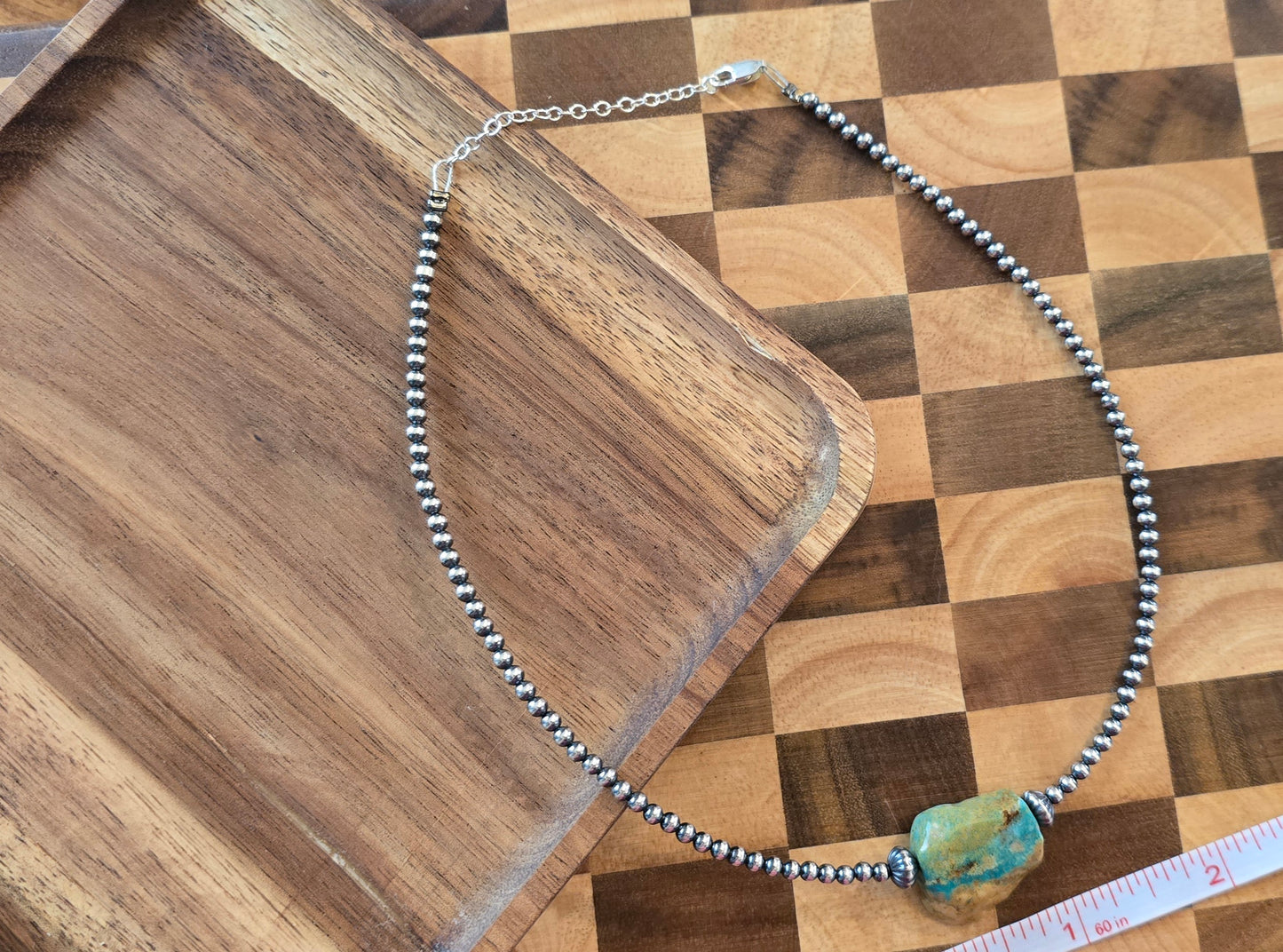 Turquoise and Sterling Choker
