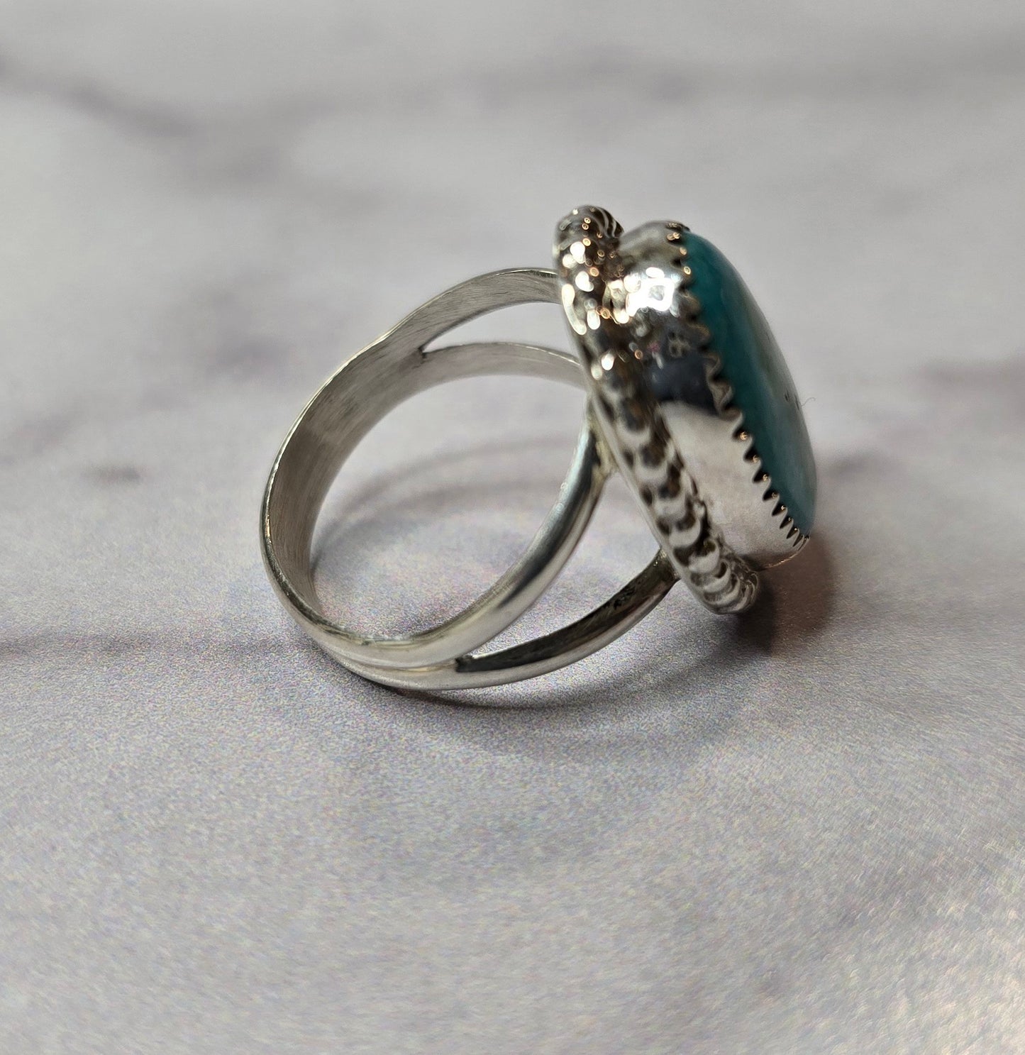 Sonoran Gold and Sterling Ring Size 6.75