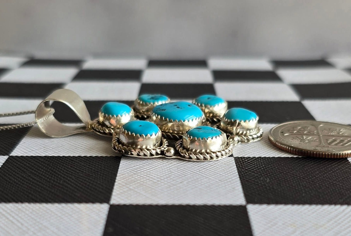 Kingman Turquoise and Sterling Pendant *Includes a FREE Gift With Purchase