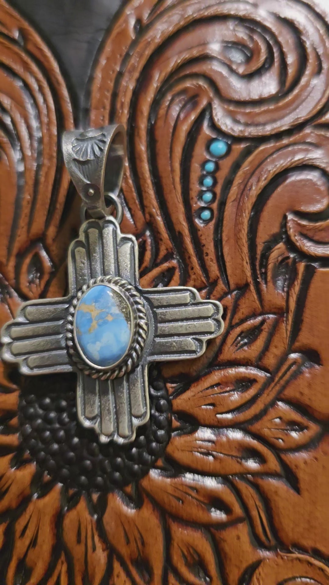 Kevin Billah Golden Hills & Sterling Zia Pendant