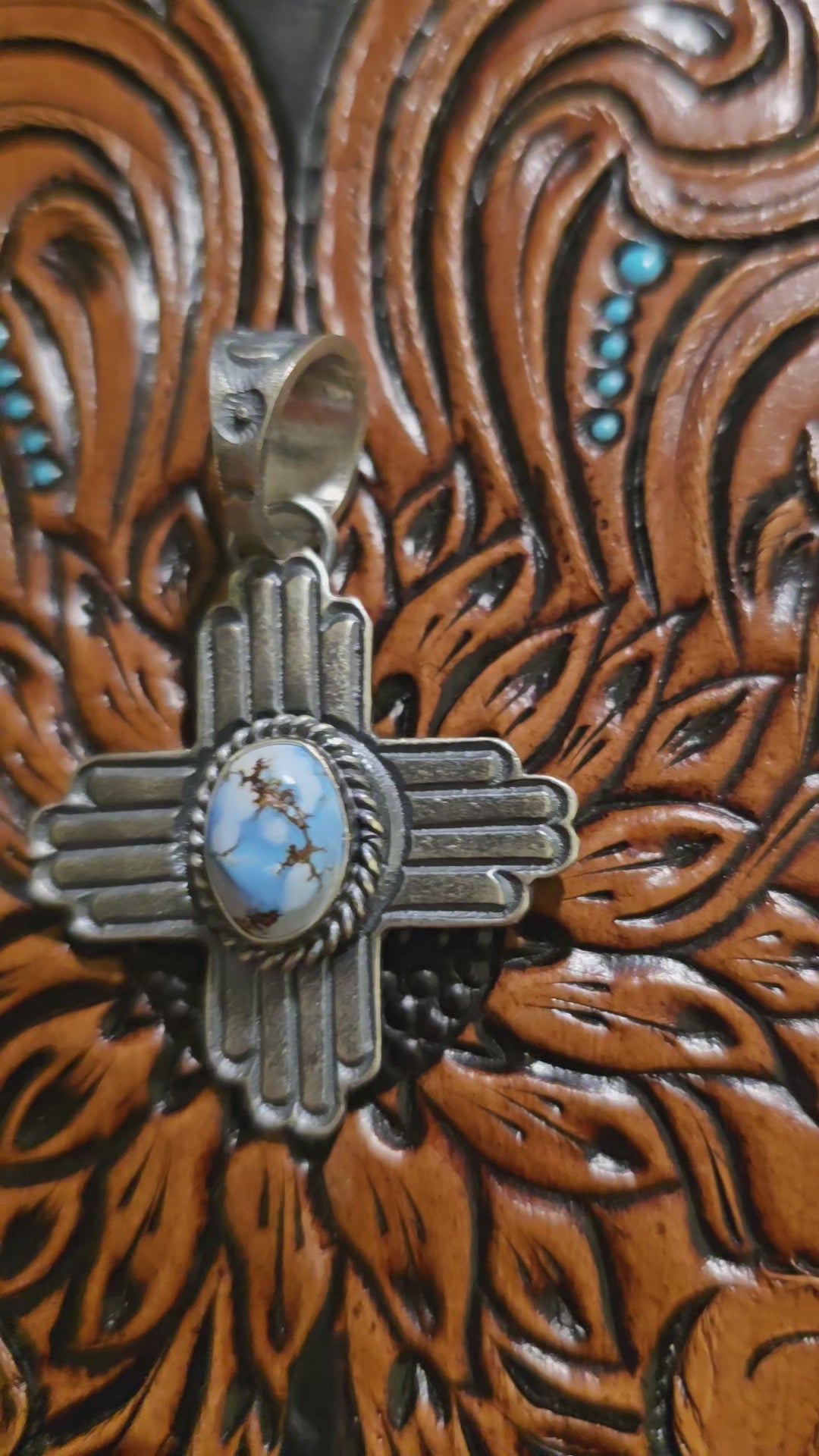 Kevin Billah Golden Hills & Sterling Zia Pendant