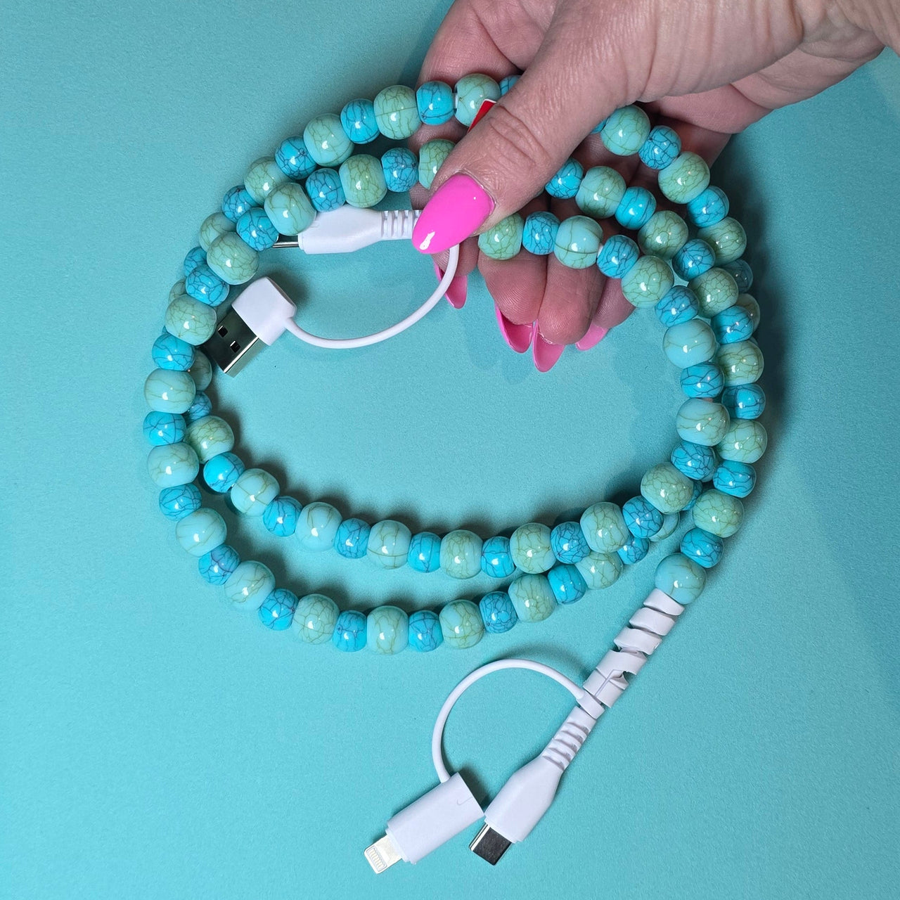 Turquoise 4 in 1 Charger