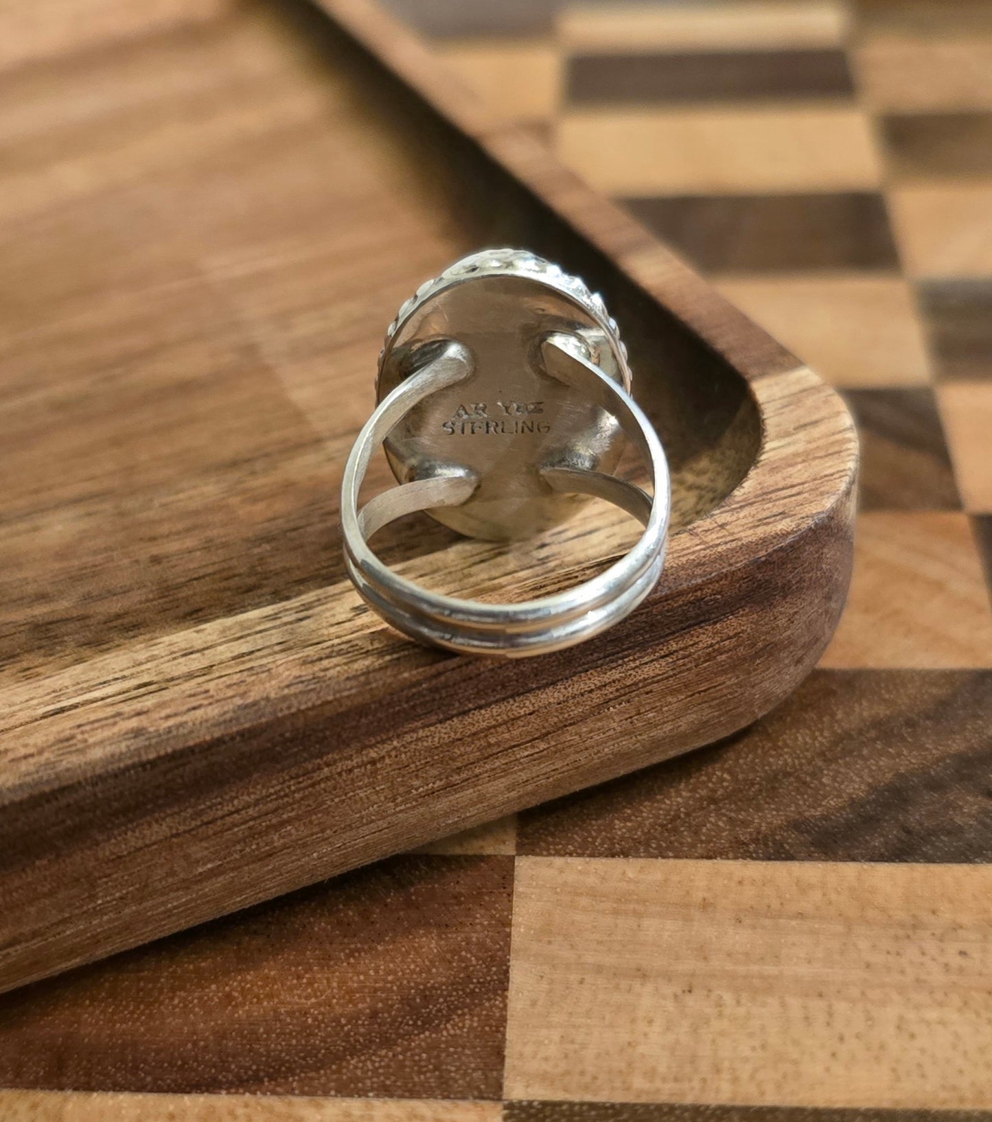 Sonoran Gold and Sterling Ring Size 6.75