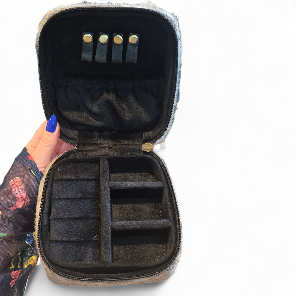 Leather & Hide Small Jewelry Box