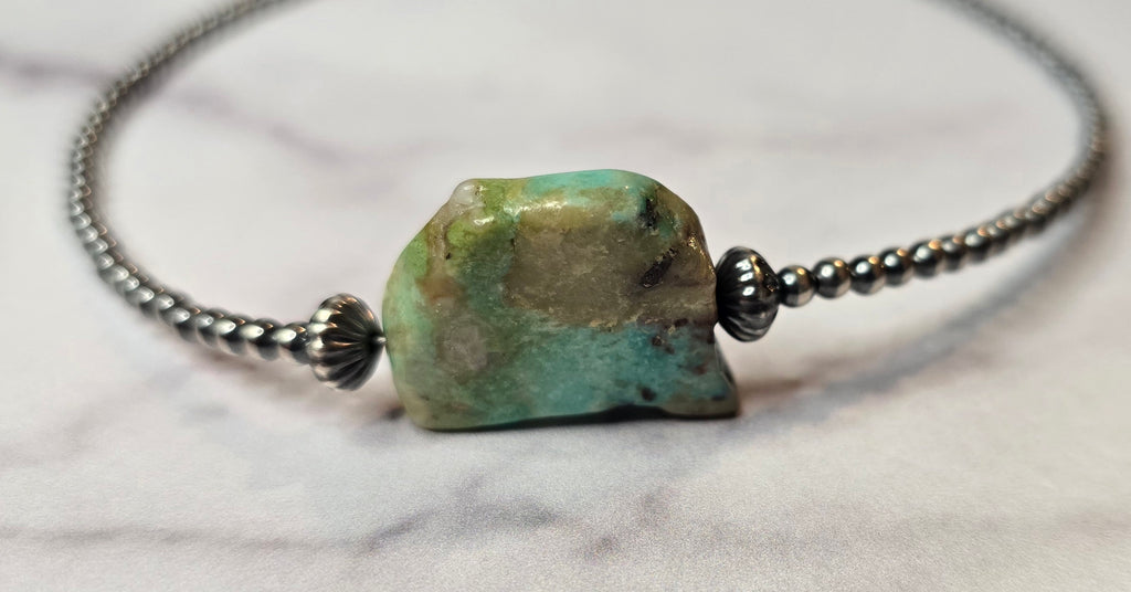 Turquoise and Sterling Choker