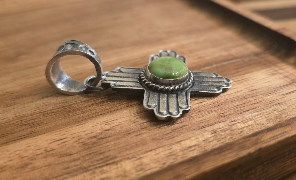 Kevin Billah Sonoran & Sterling Zia Pendant (wholesale cost)