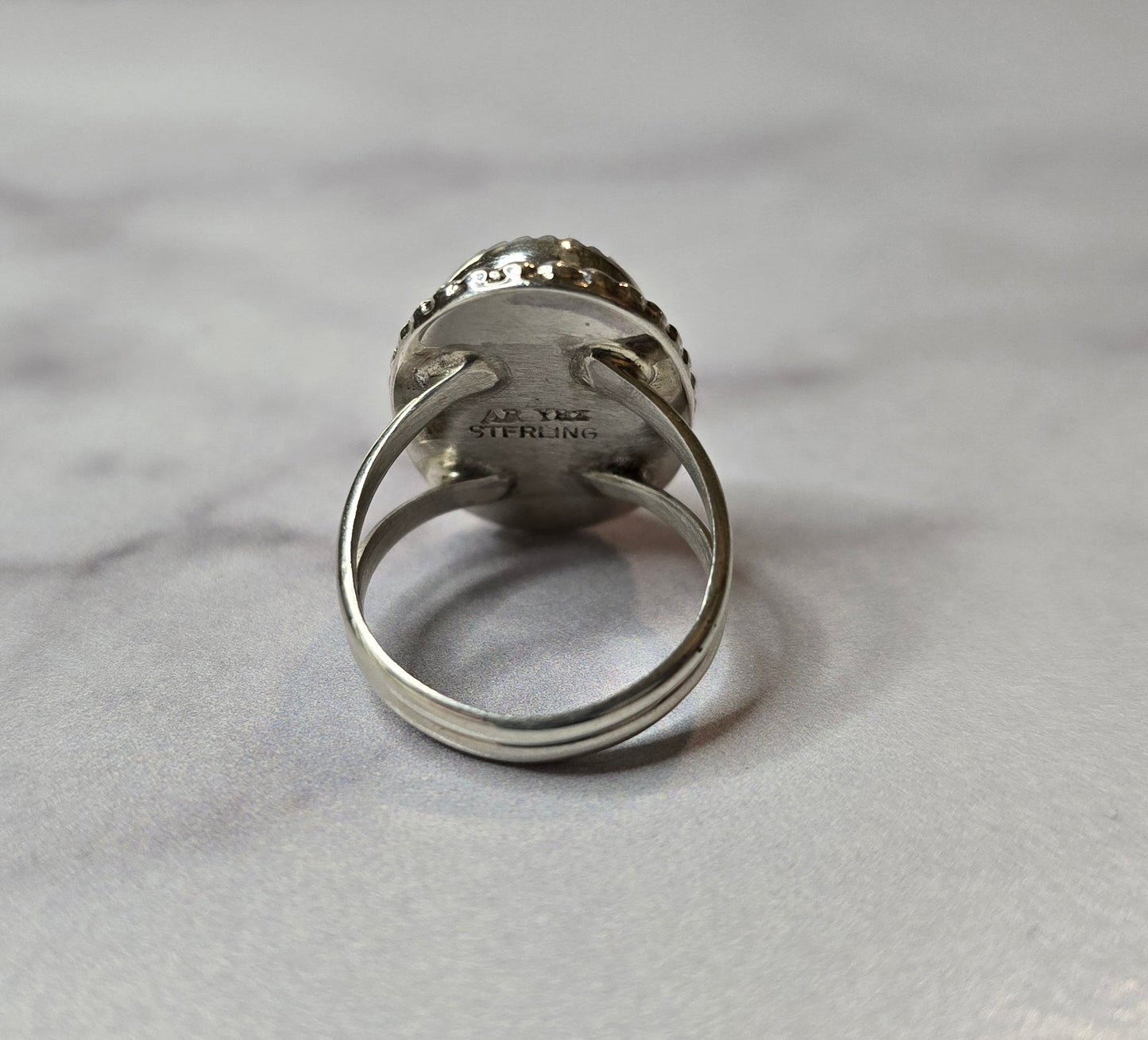 Sonoran Gold and Sterling Ring Size 6.75