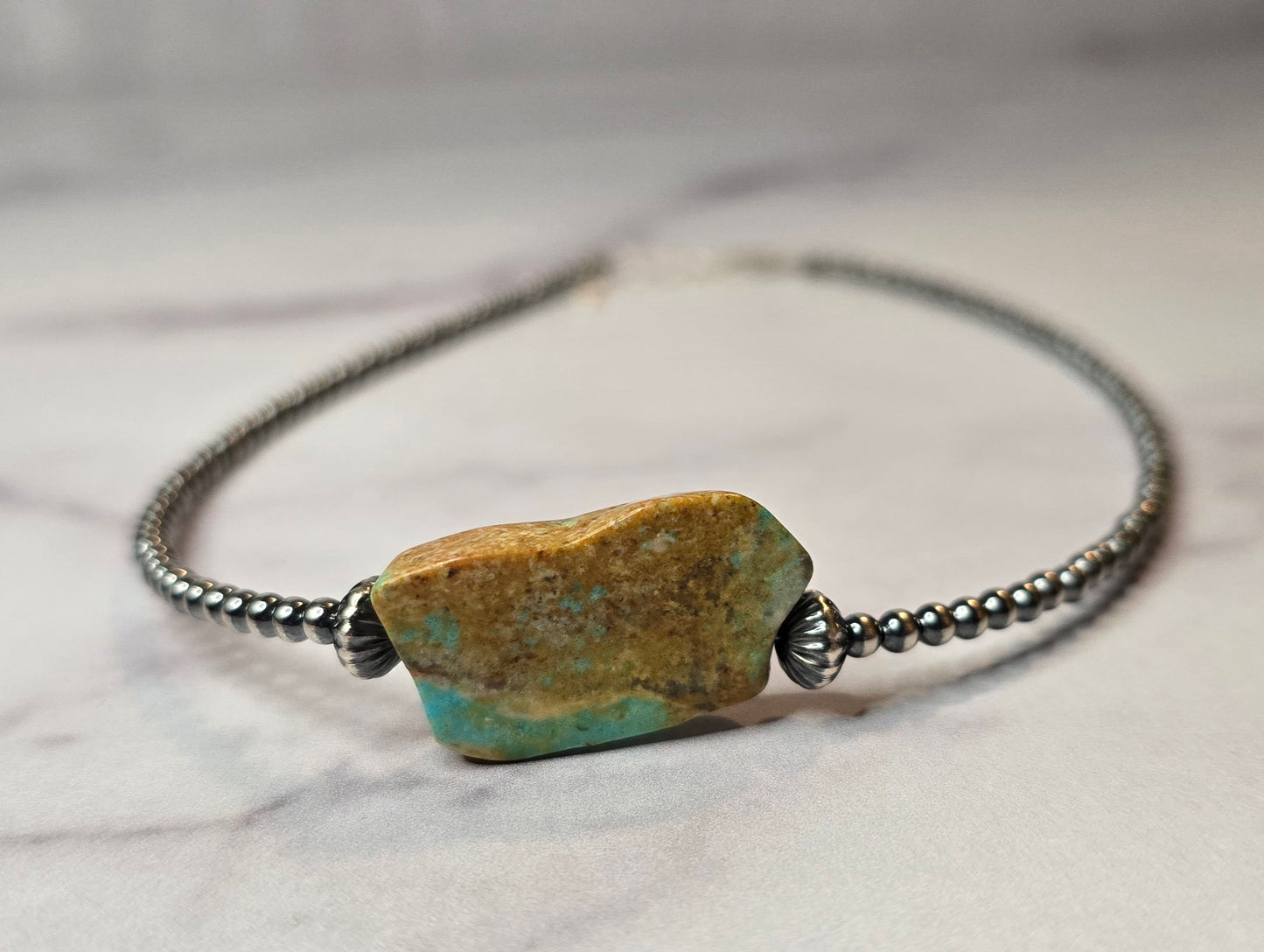 Turquoise and Sterling Choker