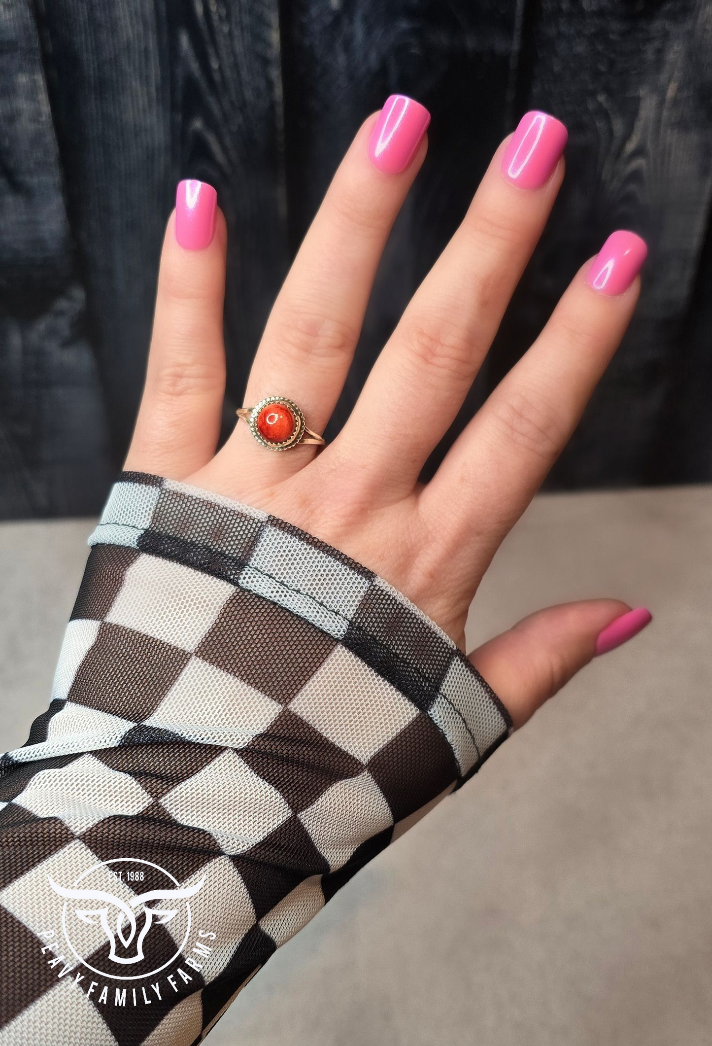 Spiny and Sterling Ring Size 8