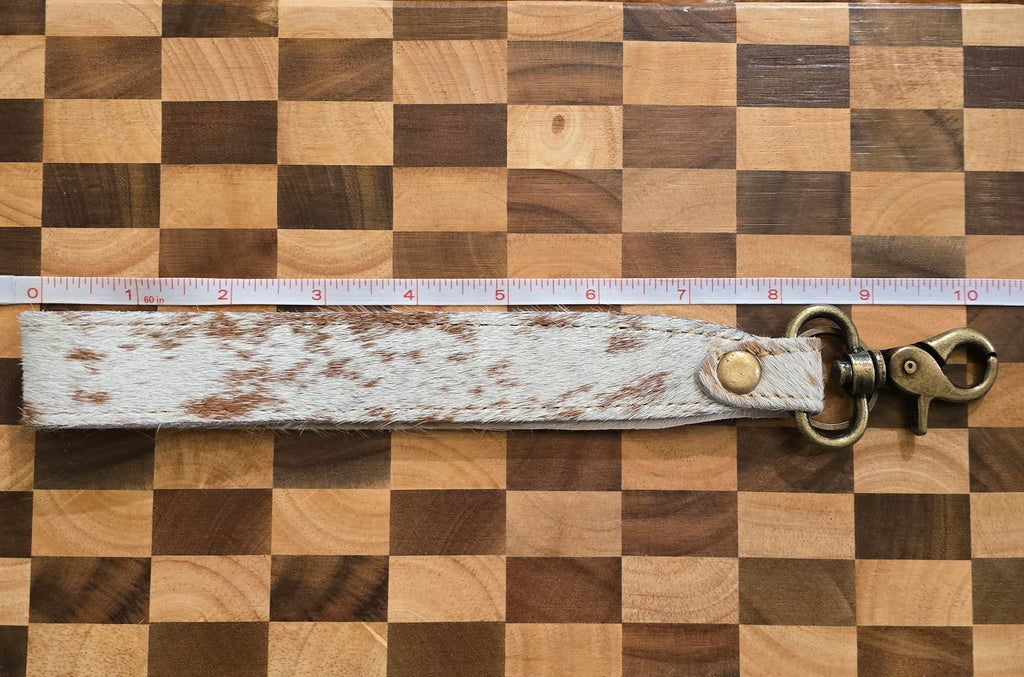 (Clearance) Myra Hair-on Hide Reversible Key Fob