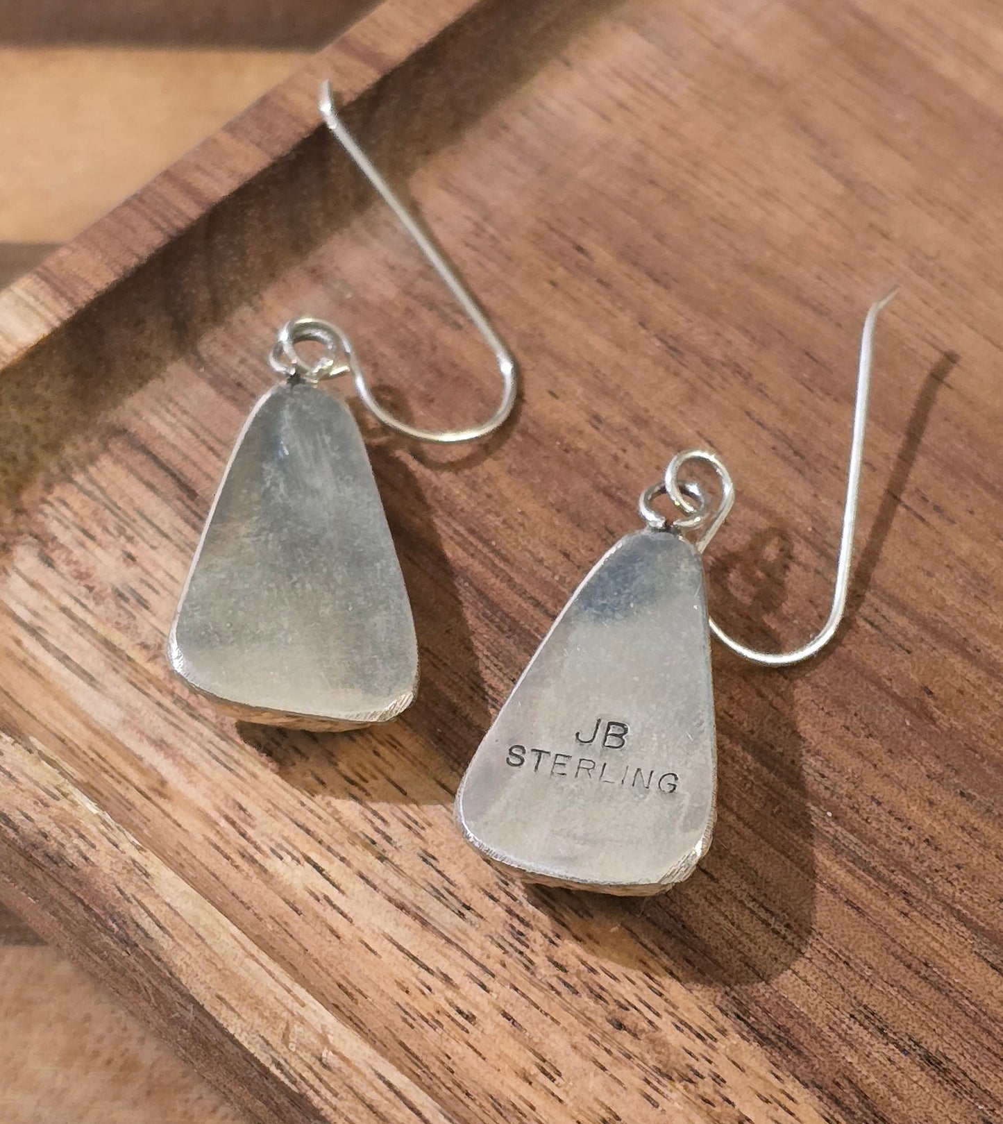 Kingman Turquoise and Sterling Earrings