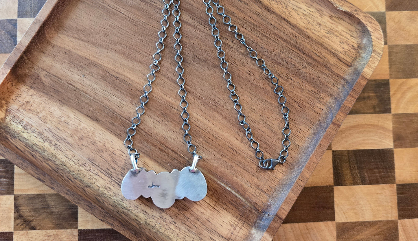 Black Jack and Sterling Necklace