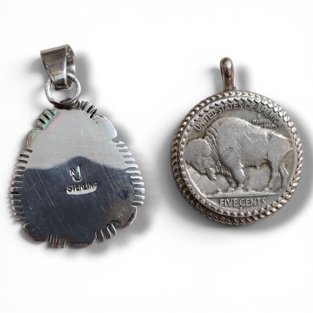 Native Made Sonoran Gold & Sterling Pendant