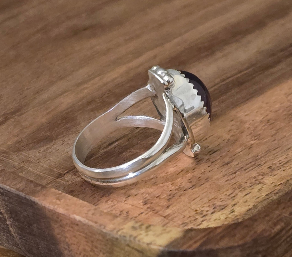 Amethyst & Sterling Ring