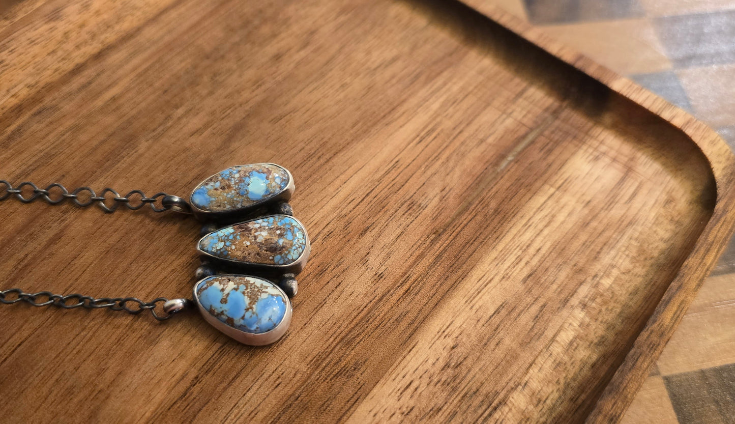 Golden Hills and Sterling Silver Necklace