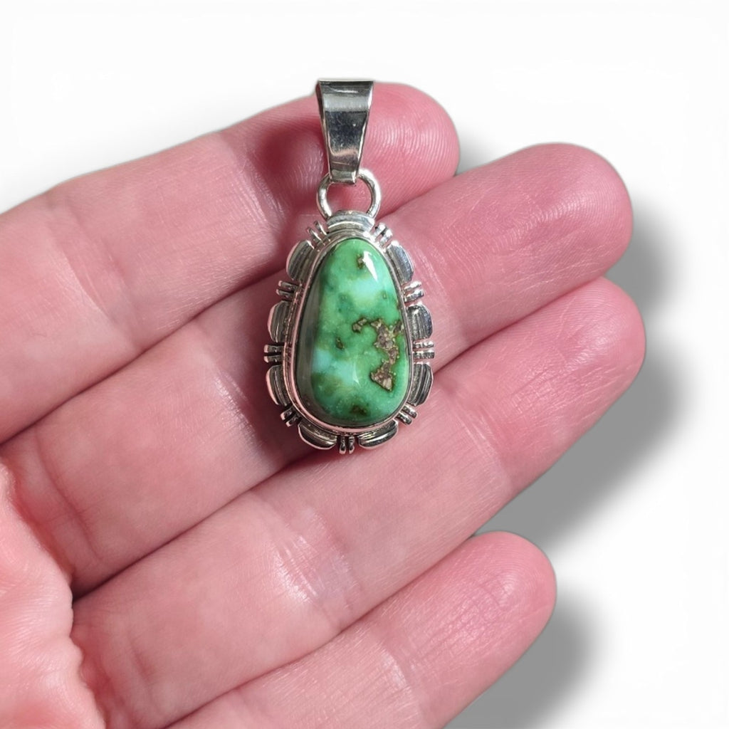Native Made Sonoran Gold & Sterling Pendant