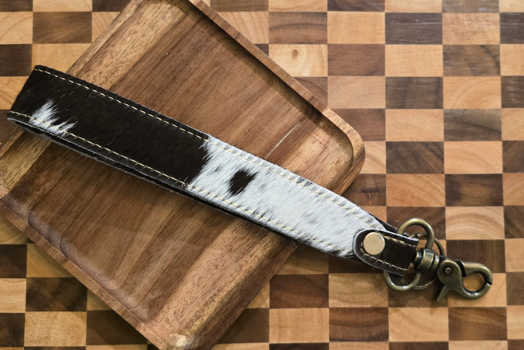 Myra Hair-on Hide Reversible Key Fob