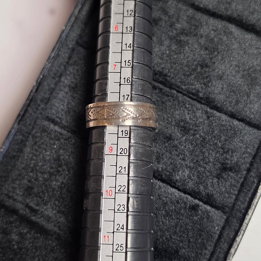 Native Made Sterling Band Size 8