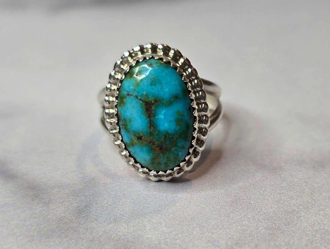 Sonoran Gold and Sterling Ring Size 8.25