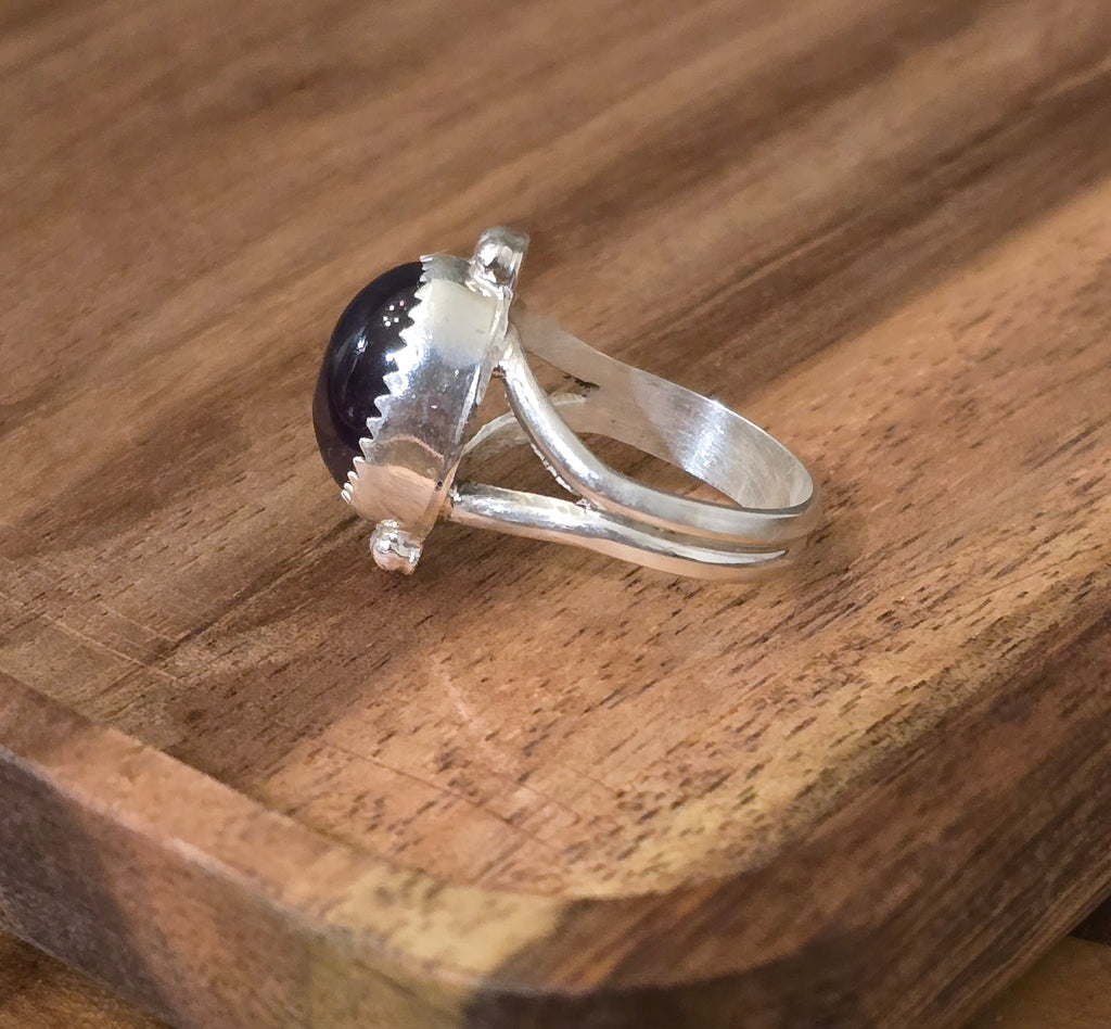 Amethyst & Sterling Ring