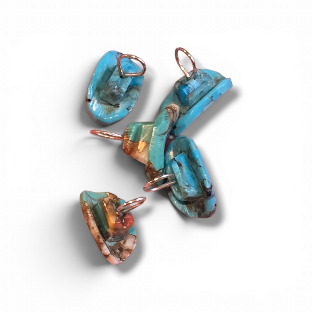 Native Made Cowboy Hat Fetish Pendant