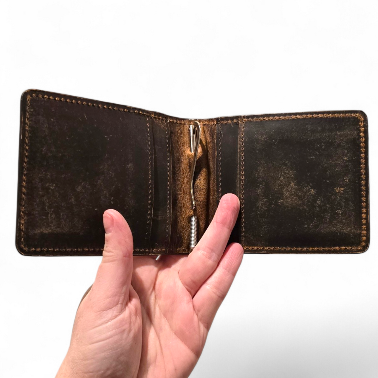 Tooled Leather Wallet
