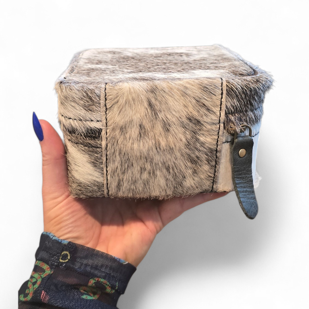 Leather & Hide Small Jewelry Box