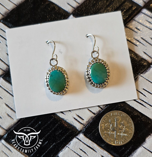 Turquoise and Sterling Earrings