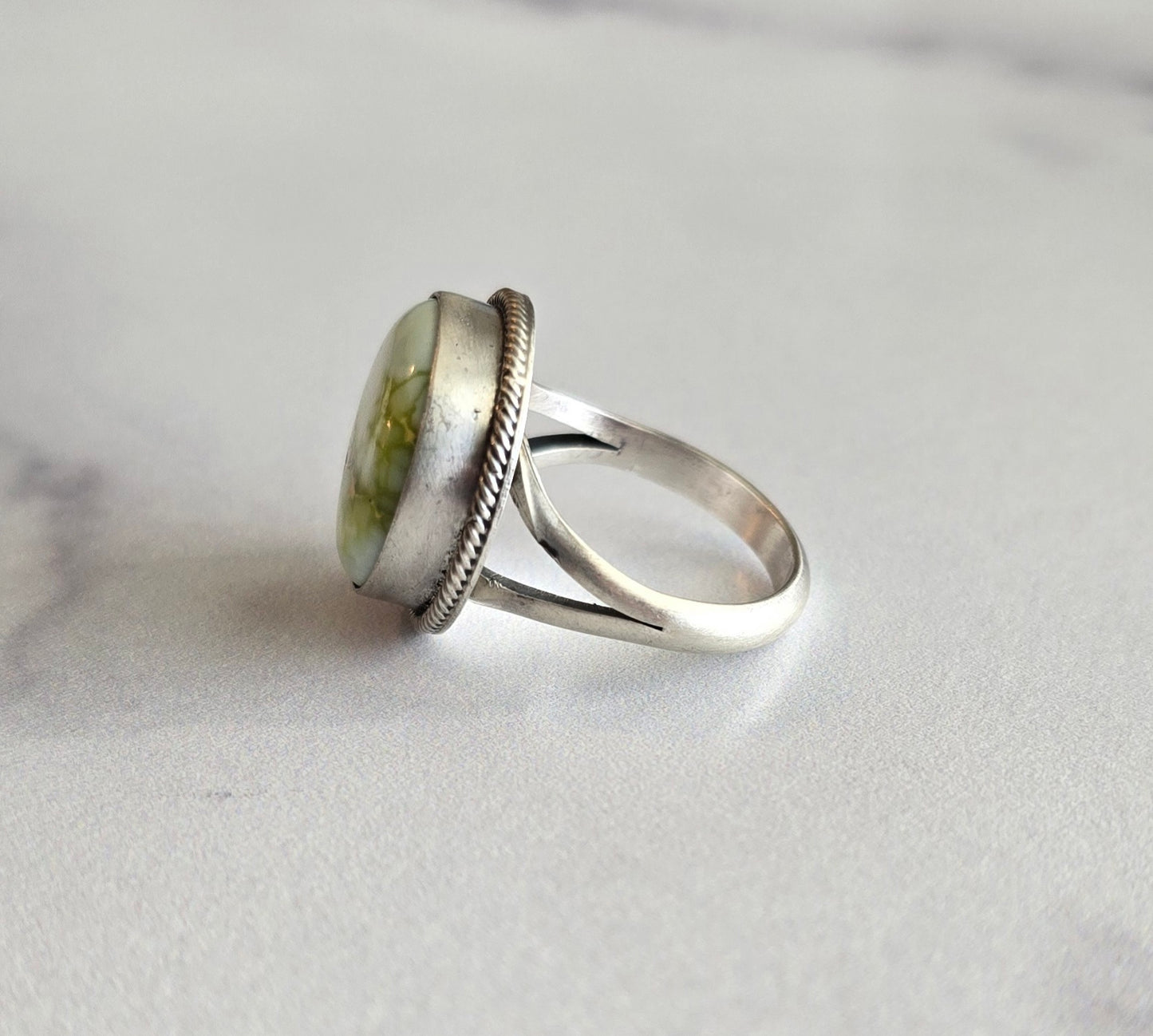 Palomino and Sterling Ring Size 8.75