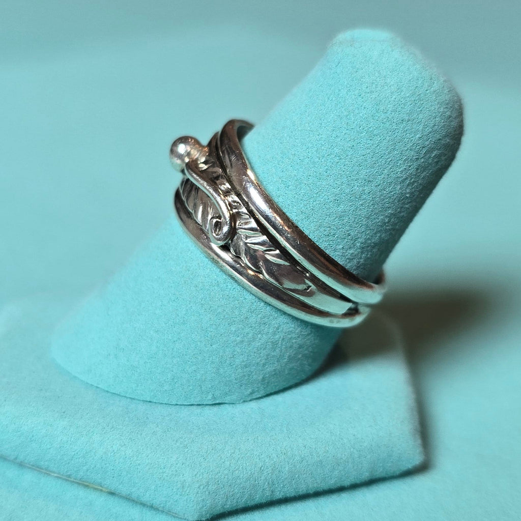 Herbert Tsosie Sterling Ring Size 7.75