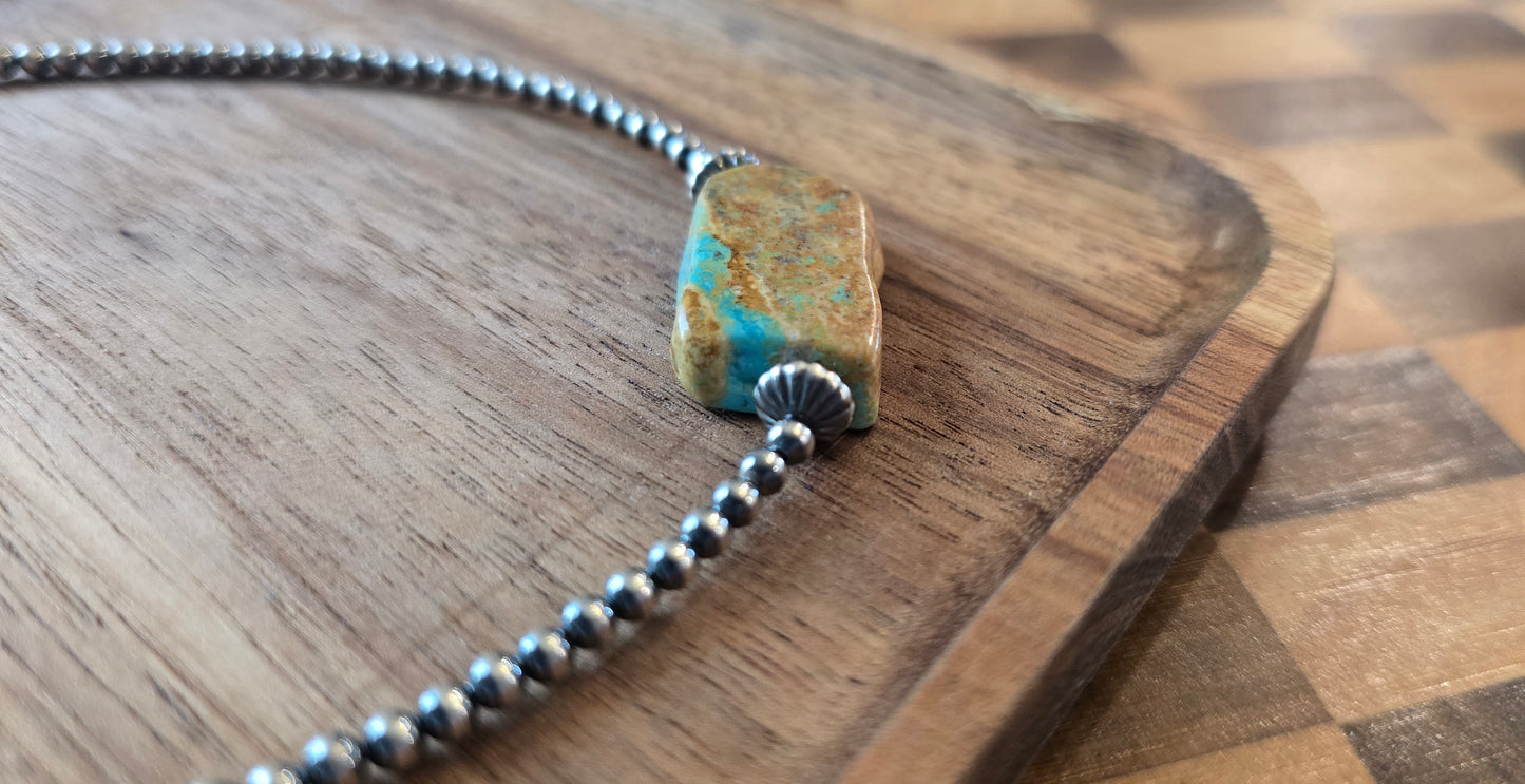 Turquoise and Sterling Choker