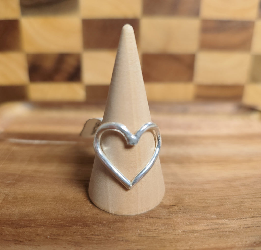 Sterling Heart Ring