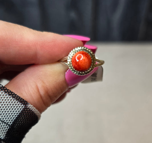 Spiny and Sterling Ring Size 8