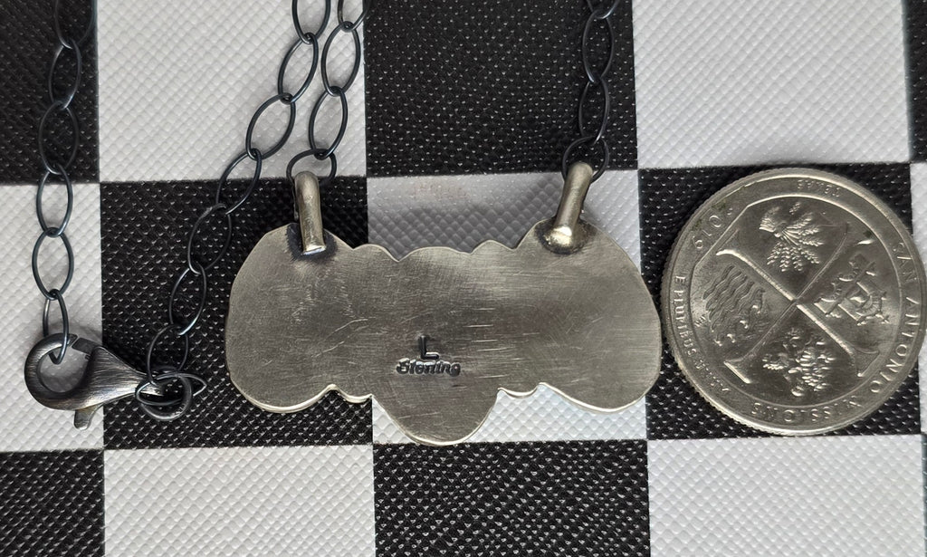 Blue Ridge Turquoise and Sterling  Necklace