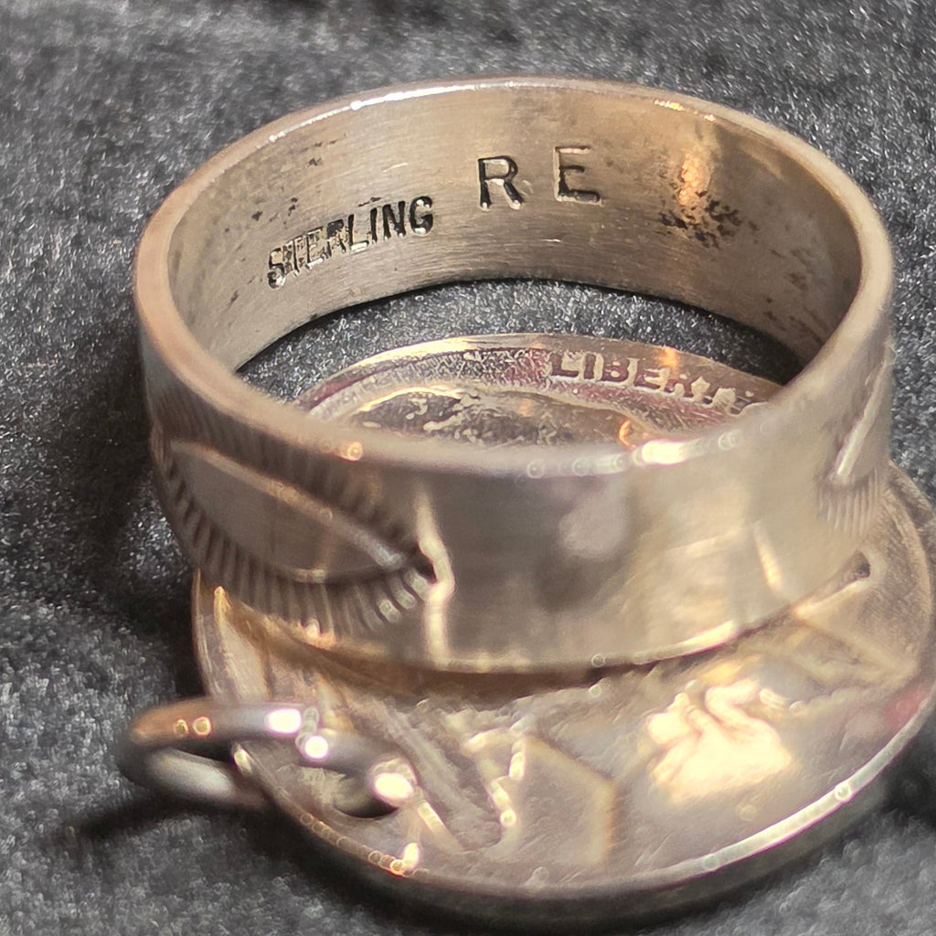 Native Made Sterling Band Size 8.5