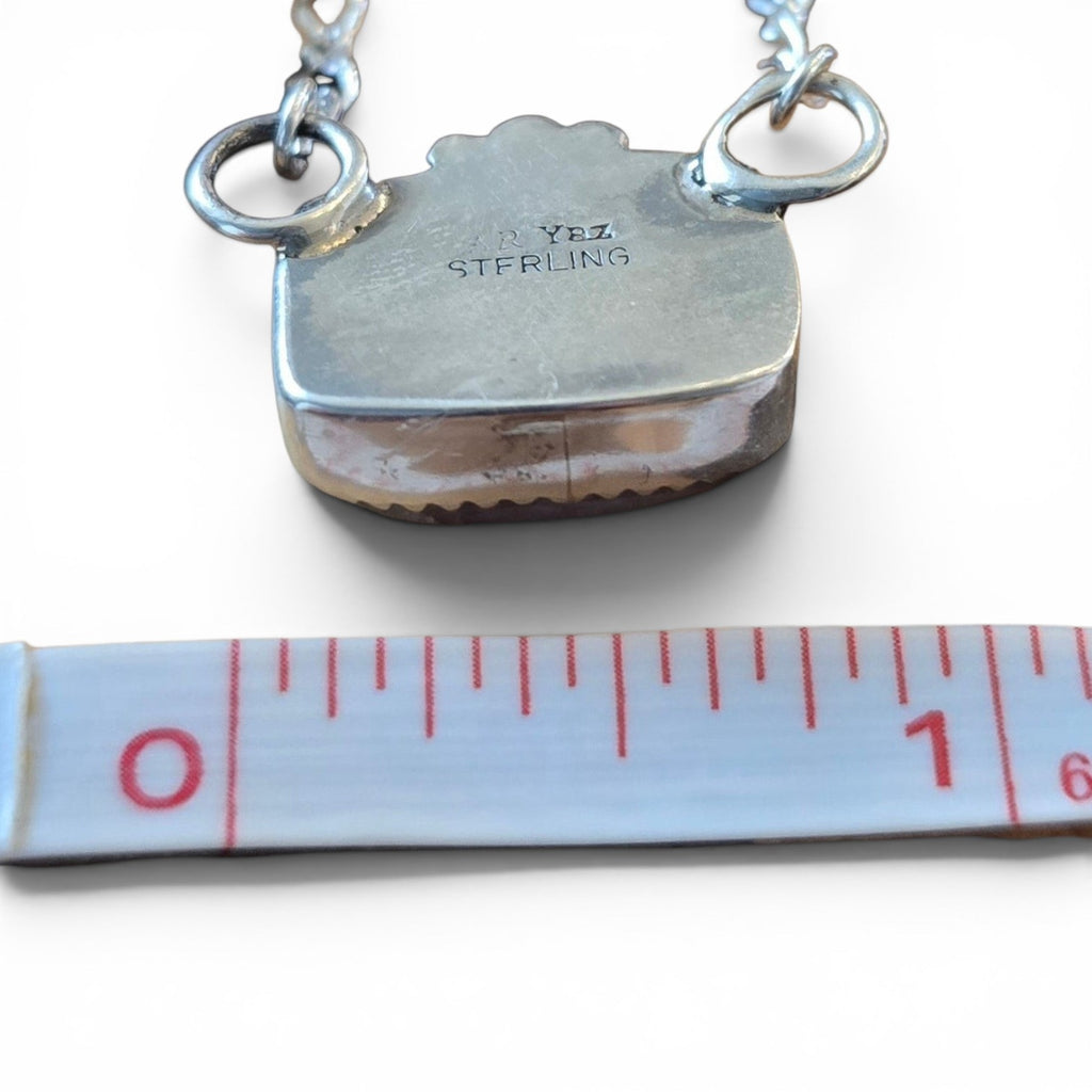 Kunzite & Sterling Bar Necklace