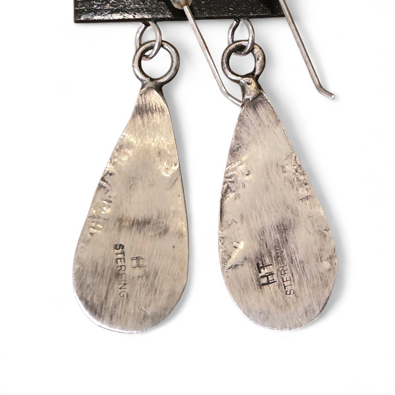 Herbert Tsosie Sterling Leaf Earrings