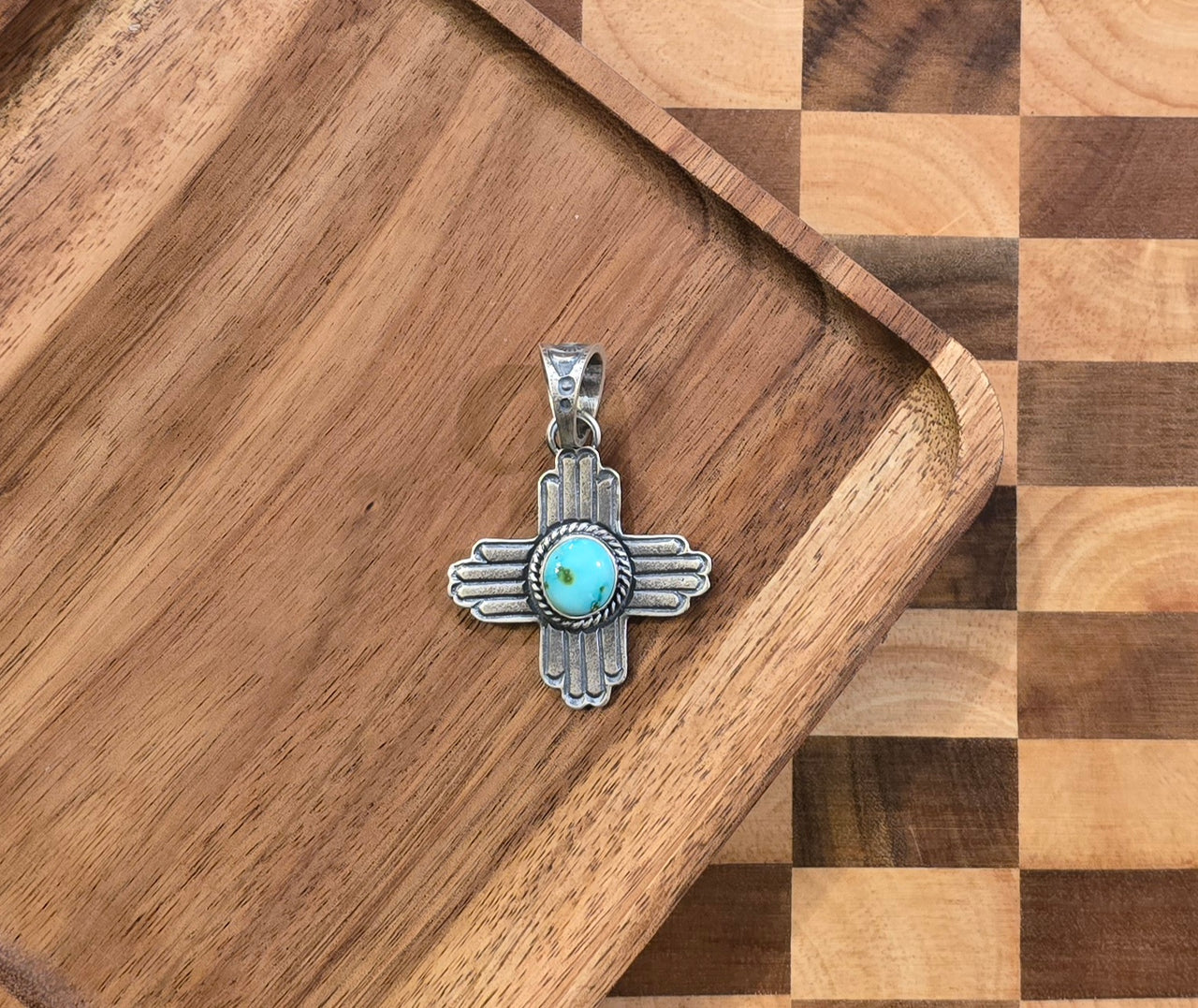 Kevin Billah Sonoran & Sterling Zia Pendant