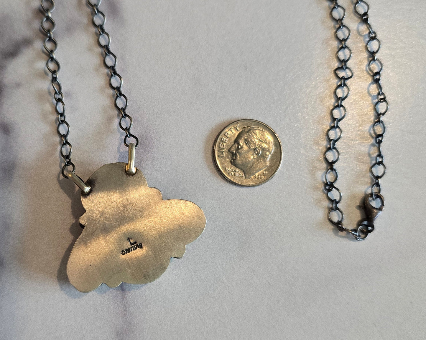 Sonoran Gold Turquoise and Sterling Necklace