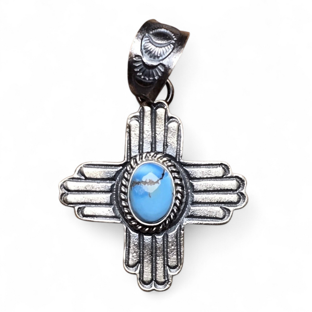 Kevin Billah Golden Hills & Sterling Zia Pendant (wholesale cost)