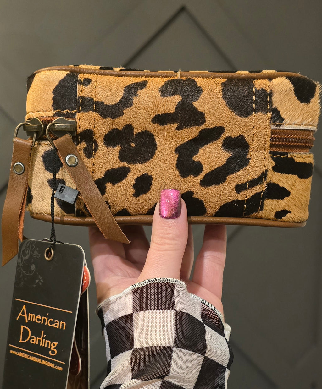 (Clearance) American Darling Leather & Hide Jewelry Case