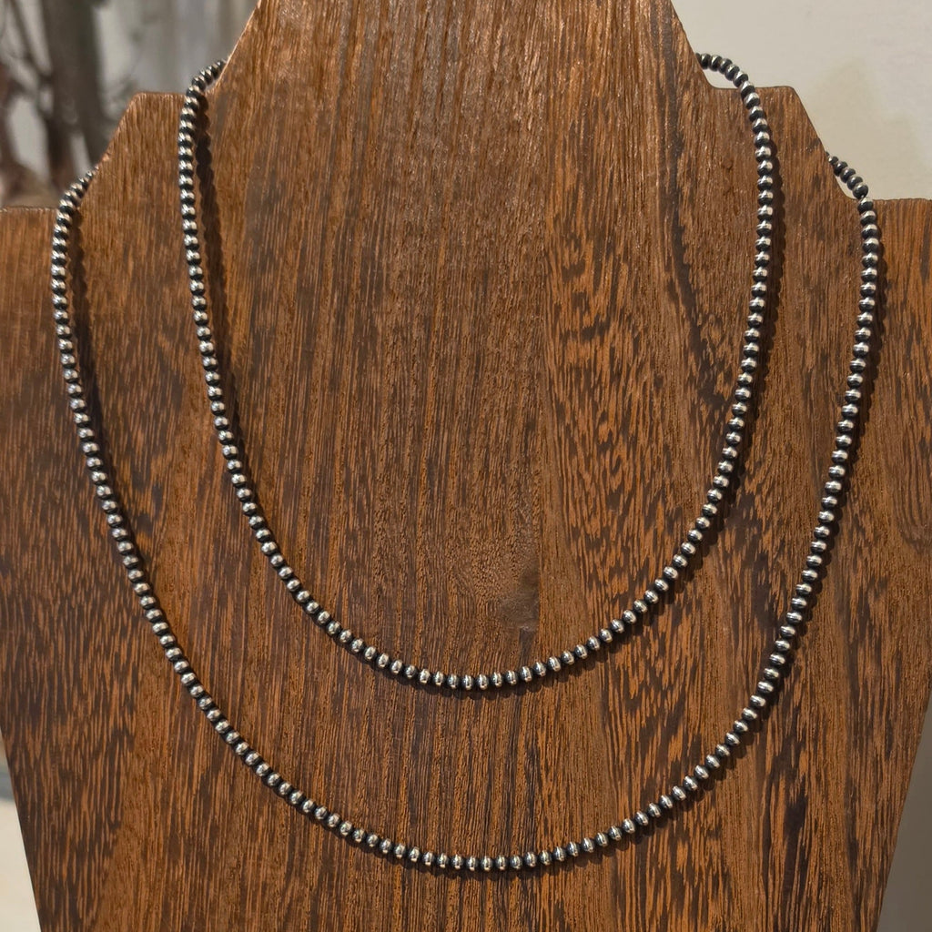 3mm Sterling Pearls 36 inches