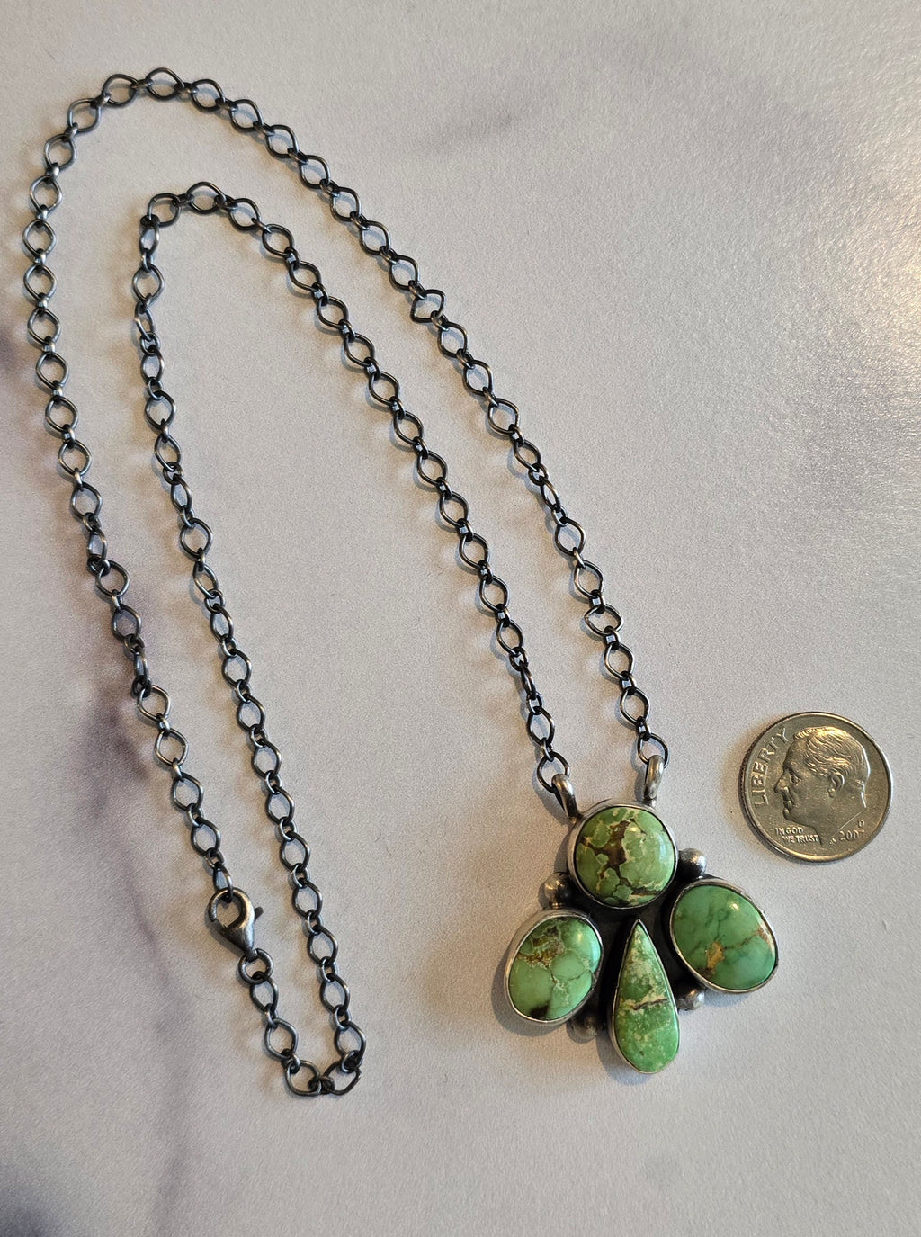 Sonoran Gold Turquoise & Sterling Necklace